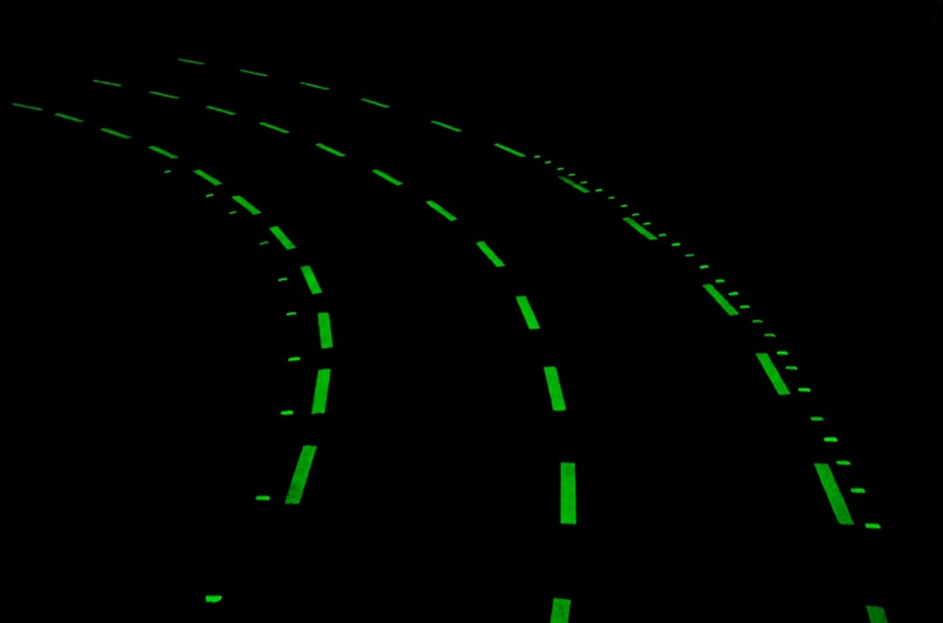 Aussie roads could glow in the dark thanks to a successful trial in NSW