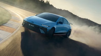 Hyundai's Ioniq 6 N is hot, and also it has a camera mount in the ceiling