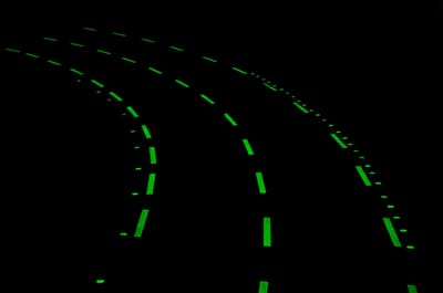 Aussie roads could glow in the dark thanks to a successful trial in NSW